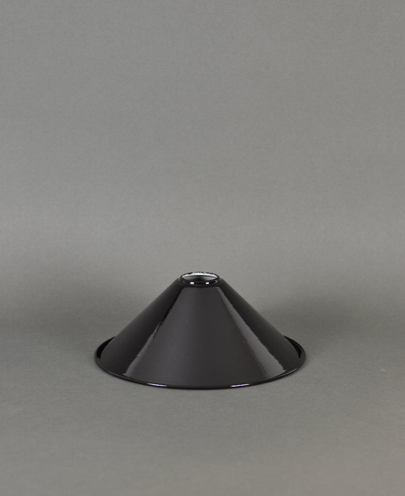 Black cone store lamp shade